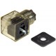 21321 - DIN43650A connector kit with LED. (1pc)